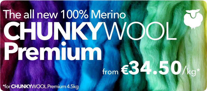 The new CHUNKYwool Premium - from €34.50. 100% Merino.