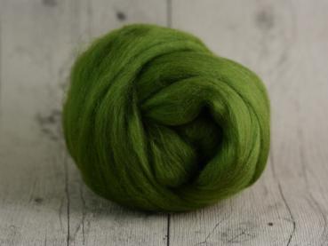 Chunky Wolle efeu grün 100% Schurwolle vom Merinoschaf