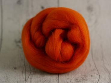 CHUNKY wool hokkaido orange 100 % virgin wool from the merino sheep