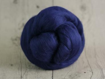 Chunky Wolle mitternachts blau 100% Schurwolle vom Merinoschaf