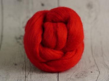 CHUNKY wool ruby red 100 % virgin wool from the merino sheep