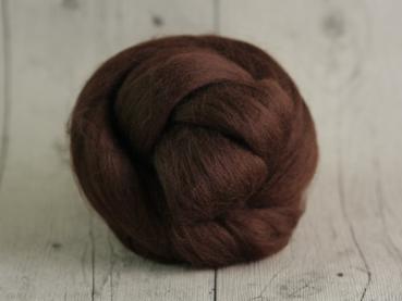 CHUNKY wool chocolate brown 100 % virgin wool from the merino sheep