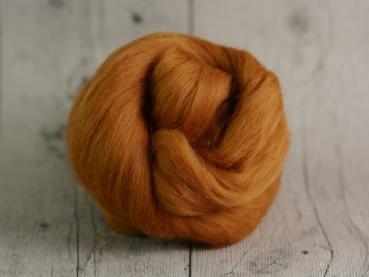 CHUNKY wool cinnamon brown 100 % virgin wool from the merino sheep