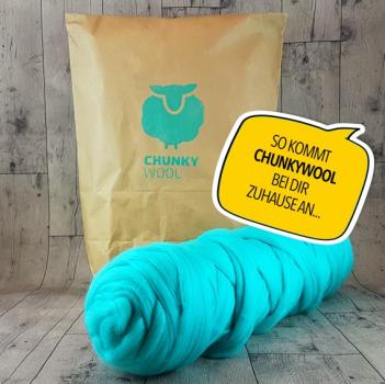 Chunky Wolle so kommt CHUNKYwool bei Dir Zuhause an