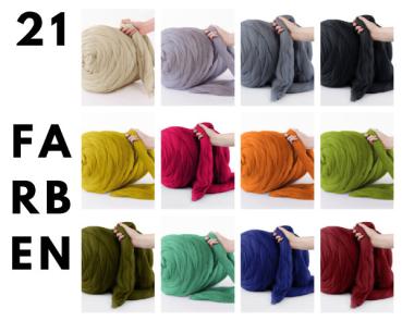Chunky yarn giant wool premium in 21 colours