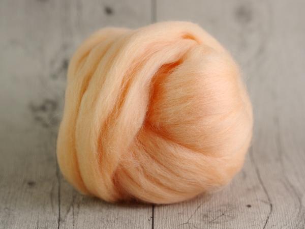 Chunky Wolle florida orange 100% Schurwolle vom Merinoschaf